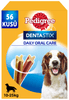 Pedigree Dentastix Daily Oral Care fogápoló csemegék közepes méretű kutyáknak 56 db (1440 g)