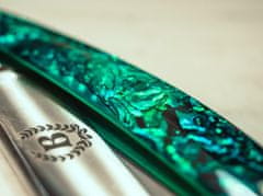 Böker Manufaktur 140203 Abalone borotva, zöld színű