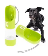 Aga Hordozható víz- és tápadagoló kutyáknak Zöld