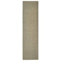 shumee tópszínű természetes szizálszőnyeg 80x300 cm