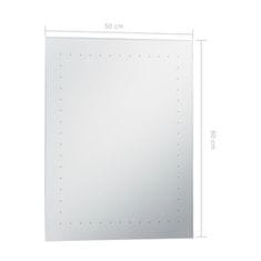 shumee LED-es fürdőszobai falitükör 50 x 60 cm