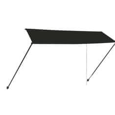 Vidaxl feltekerhető antracitszürke napellenző LED-del 350 x 150 cm 145919