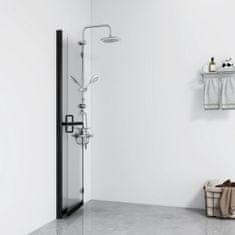 shumee  átlátszó ESG üveg összecsukható zuhanyfal 100 x 190 cm