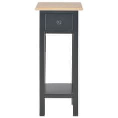 shumee 280059 Side Table Black 27x27x65,5 cm Wood