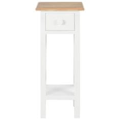 shumee 280057 Side Table White 27x27x65,5 cm Wood