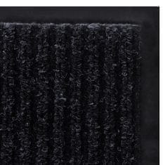 shumee fekete PVC lábtörlő 120 x 220 cm