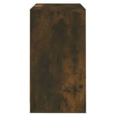 shumee 2 db füstös tölgyszínű forgácslap tálalószekrény 70x41x75 cm
