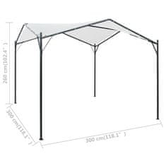 Greatstore fehér pavilon 3 x 3 x 2,6 m 180 g/m²