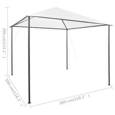 Greatstore fehér pavilon 3 x 3 x 2,9 m 180 g/m²