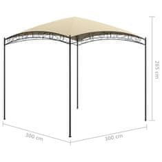 shumee krémszínű pavilon 3 x 3 x 2,65 m 180 g/m²