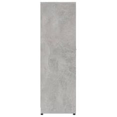 shumee betonszürke forgácslap fürdőszobaszekrény 30 x 30 x 95 cm