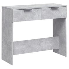 shumee betonszürke szerelt fa tálalóasztal 90 x 36 x 75 cm