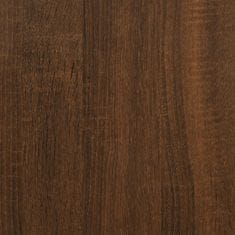 Greatstore barna tölgy színű szerelt fa étkezőasztal 180 x 90 x 76 cm