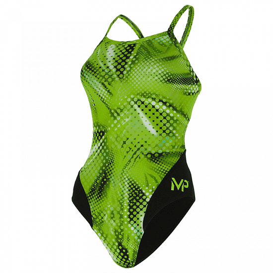 Michael Phelps Női fürdőruha MESA LADY MID BACK többszínű / zöld
