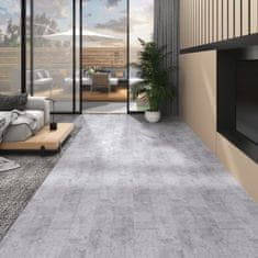 shumee 146558 PVC Flooring Planks 5,02 m² 2 mm Self-adhesive Cement Grey