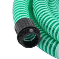 Vidaxl zöld PVC szívótömlő sárgaréz csatlakozókkal 1,1" 5 m 151042