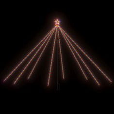 Vidaxl bel- és kültéri színes karácsonyi favilágítás 576 LED-del 3,6 m 328745