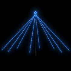 Vidaxl bel- és kültéri kék karácsonyi favilágítás 576 LED-del 3,6 m 328742