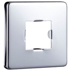 Vidaxl ezüstszínű négyszögletes rozsdamentes acél zuhanytartókar 40 cm 147732