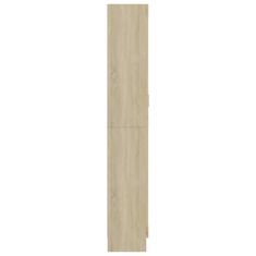 Vidaxl sonoma-tölgy színű szerelt fa vitrinszekrény 82,5x30,5x185,5 cm 802771