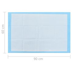 Greatstore 200 db nem szőtt anyagú kisállatszoktató betét 90x60 cm