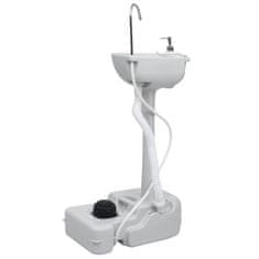 Vidaxl hordozható kemping-WC és -kézmosóállvány víztartállyal 3186671