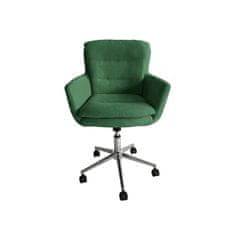 KONDELA Kaila irodai szék - smaragd / króm