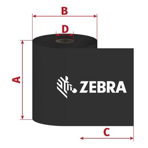 Zebra ZipShip 2100 szalag, 80mm x 450m, TTR, viasz