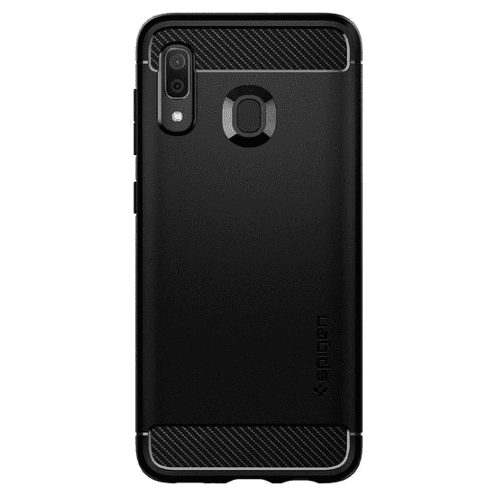 Spigen Rugged Armor Samsung Galaxy A30 hátlaptok fekete (617CS26243) (617CS26243)