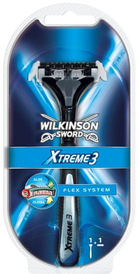 Wilkinson Sword Extreme 3 System borotva + 1 tartalék borotvafej