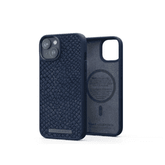 NJORD Salmon Leather MagSafe tok kék Apple iPhone 14 készülékhez (NA41SL01) (127134)