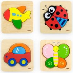 Viga Baby's First Wooden Puzzle Katicabogár
