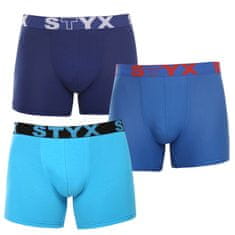 Styx 3PACK tarka long férfi boxeralsó sport gumi (3U96789) - méret XL