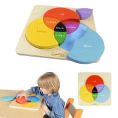 Masterkidz Montessori fa színkeverő oktatási tábla