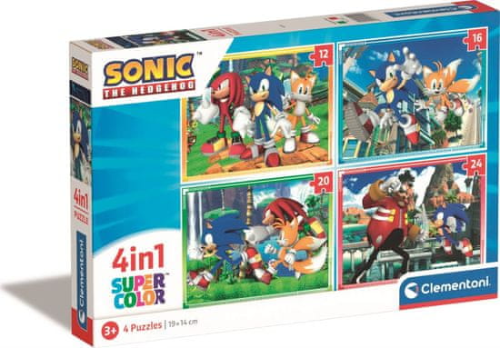 Clementoni Puzzle Sonic 4in1 (12+16+20+24 darab)