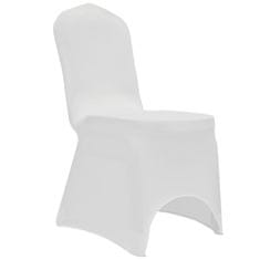 Greatstore 12 db fehér sztreccs székszoknya