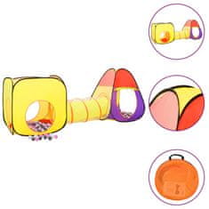 shumee többszínű gyerekjátszósátor 250 labdával 255 x 80 x 100 cm