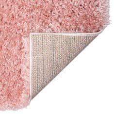 shumee magas szálú rózsaszín bozontos szőnyeg 160 x 230 cm 50 mm