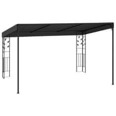 Greatstore antracitszürke falra szerelhető pavilon 4 x 3 x 2,5 m