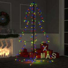Vidaxl 200 LED-es beltéri/kültéri kúp alakú karácsonyfa 98 x 150 cm 328579