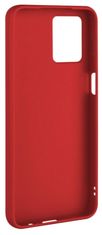 FIXED Story gumírozott hátlapi védőtok Motorola Moto G53 5G számára FIXST-1091-RD, piros