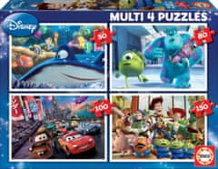 EDUCA Puzzle Disney Pixar Mix 4in1 (50,80,100,150 darab)