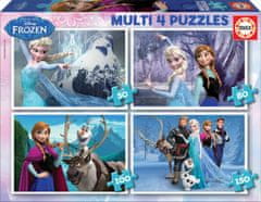 EDUCA Ice Kingdom Puzzle 4in1 (50,80,100,150 darab)