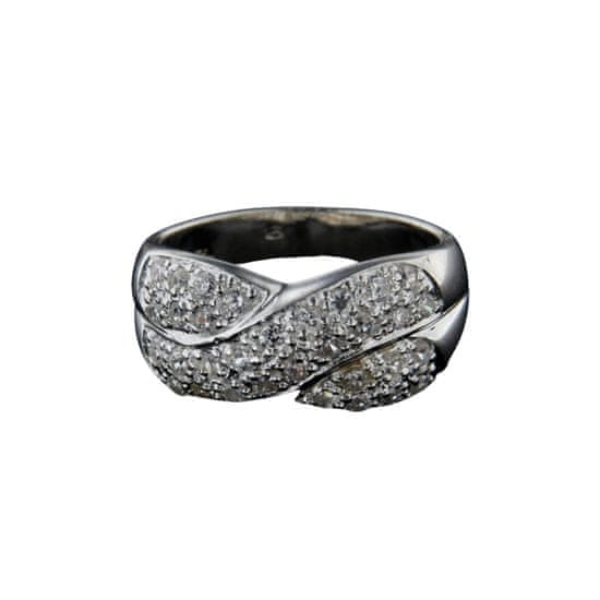 Amiatex Ezüst gyűrű 14330 + Nőin zokni Gatta Calzino Strech