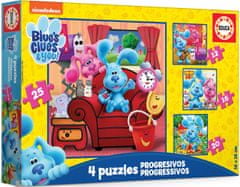 EDUCA Puzzle Blue's Clues 4in1 (12,16,20,25 darab)