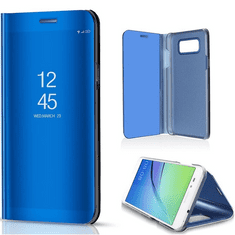 TokShop Huawei Honor 90 Lite, Oldalra nyíló tok, hívás mutatóval, Smart View Cover, kék (utángyártott) (137529)