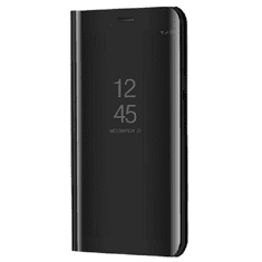 TokShop Huawei Honor 8X, Oldalra nyíló tok, hívás mutatóval, Smart View Cover, fekete (utángyártott) (RS82636)