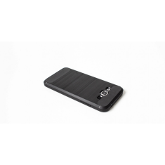 TokShop Samsung Galaxy A70 / A70s SM-A705F / A707F, TPU szilikon tok, közepesen ütésálló, szálcsiszolt, karbon minta, fekete (RS87651)