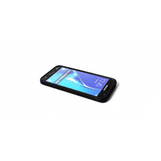 TokShop Samsung Galaxy A70 / A70s SM-A705F / A707F, TPU szilikon tok, közepesen ütésálló, szálcsiszolt, karbon minta, fekete (RS87651)