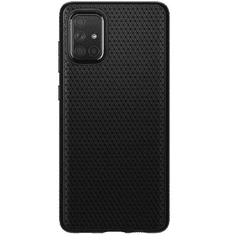 Spigen Samsung Galaxy A34 5G SM-A346B, Szilikon tok, Liquid Air, háromszög minta, fekete (S70683)